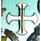 Полковой знак Лейб-гвардии Семёновского полка. Российская империя. 1917 г. Редкий.