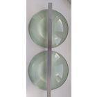 Плоско-выпуклая линза от оптического прибора, диам.21см