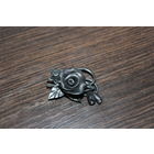 Брошь "Роза" , из художественного пластика, длина 4,5 см.