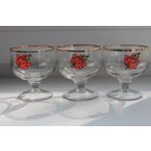 КРАСИВЫЕ РЮМОЧКИ-БОКАЛЫ ГДР НОВОГОДНЕЕ СНИЖЕНИЕ ЦЕН!