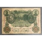 Банкнота 50 марок 1908 год. Германская империя.