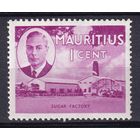 117.BrKSe. Великобритания. Колонии. Маврикий. Георг VI. Местные мотивы. 1C. 1950 г. Mi.#227. MNH.