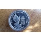 Острова Кука 50 долларов 1991 Конкистадор  Франсиско Писарро Серия 500 лет открытия Америки