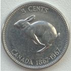 Канада 5 центов 1967 г. 100 лет Конфедерации Канада