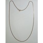 Распродажа серебра 14 лотов с рубля !!! Цепочка серебряная - позолоченная клеймо КВЗ 925 .