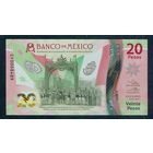 Мексика 20 песо 2021 год, UNC