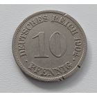 Германия 10 пфеннигов 1904