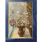 С рубля без мц. картина натюрморт, акварель бумага, 41х30см., стекло. сам рисунок 29х19см.