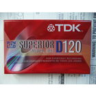 Аудиокассета TDK SUPERIOR D120 US Market, редкое время 120 минут