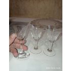 Рюмки чешское стекло