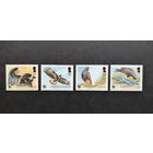 Птицы Каракара 4 марки Полная серия ** Фолкленды Фолклендские острова 2006 Mi 976-979