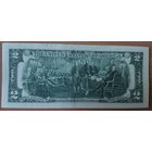 Банкнота 2 доллара США. 2013. Декларация независимости и Томас Джефферсон - третий президент США и автор Декларации независимости. Предлагается исключительно в коллекционных целях