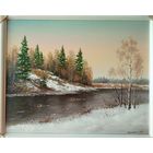 Картина маслом "Мартовский день"