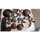 Люстра СССР на запчасти, деревянные и металлические запчасти от люстры советской