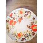 БЛЮДО, Добруш, фарфор, ручная роспись, 31 см, винтаж