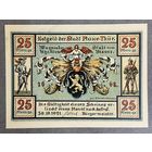 Нотгельд , 25 пфеннигов, Плауэ 1921 год. Веймарская республика