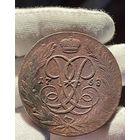 5 копеек 1758 года без МЦ.Кладовая.Состояние!!