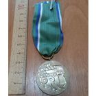 С РУБЛЯ! Медаль Республики Польша. "За заслуги для транспортника"