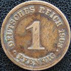 YS: Германия, Рейх, 1 пфенниг 1903D, KM# 10 (2)