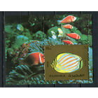 Фуджейра - 1972 - Рыбки - (незнач. пятно на клее) - [Mi. bl. 141] - 1 блок. MNH.  (Лот 57Jo)-T4P27