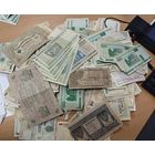 Огромный лот банкнот. Более 1000 штук. Разные.