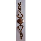 Женские позолоченные часы СССР с позолоченным браслетом. С 1 рубля!