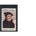 США-1983, (Мих.1669) , гаш., Личности, Мартин Лютер, (одиночка),