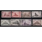 СССР-1937, (Заг.460-467),  гаш.  ,  Архитектура новой Москвы(полная серия)