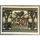 Нотгельд Паулинцелла 25 пфеннигов 1921 год. Веймарская республика