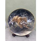 Декоративная тарелка Franklin Mint Ночной сталкер Португалия 20.5 см 1986