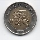 ЛИТОВСКАЯ РЕСПУБЛИКА 5 ЛИТОВ. ПАГОНЯ. Биметалл. ПОГОДОВКА. Цена за одну монету.