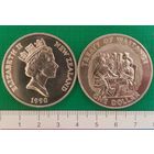 Новая Зеландия 1 доллар, 1990 150 лет подписанию Договора Вайтанги