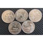 25 центов (квотер) США 2019 Прекрасная Америка набор МД Денвер