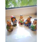 Статуэтка Узбеки малые Керамика Ручная Работа