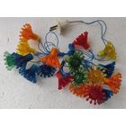 Винтажная Советская гирлянда электрогирлянда Снежинки СССР