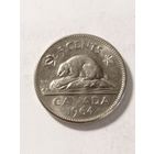 Канада 5 центов 1964