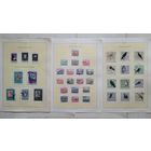 С 1 руб. Польша. Подборка марок на листах за 1960 год