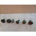 Пуговицы гирьки 6 шт. одним лотом