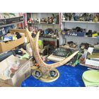 Светильник настенный с рогами лося.