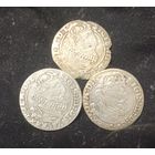 3 монеты по 6 грошей Сигизмунд 3 Ваза