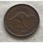 Австралия пол-пенни 1955 Елизавета II