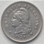 Аргентина 10 сентаво 1939 г.