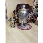 Самовар Трактирный большой СССР системы Общепита 1980-e  года на 40 литров  старт с 1 рубля трехдневный аукцион