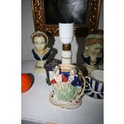 СВЕТИЛЬНИК ФАРФОР СТАРИННЫЙ ДОВОЕННЫЙ  ЕВРОПА ГЕРМАНИЯ