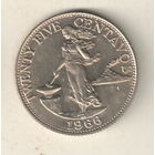 Филиппины 25 сентаво 1966
