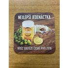 Подставка под пиво Zubr /Чехия/ No 2