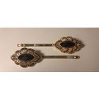 Заколка с камушком, 2 шт.