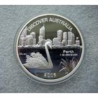 1 доллар 2006. Австралия. Перт. Серия "Откройте для себя Австралию". Серебро 999