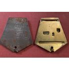 Бронзовые колодки (военная двойная и одиночная)