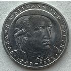 Германия 5 марок 1982 г. 150 лет со дня смерти Иоганна Вольфганга фон Гёте